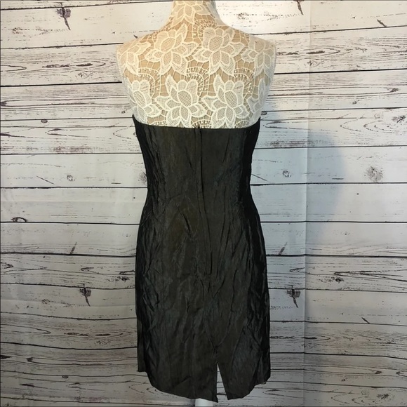 Vintage Jolie Madame strapless dress and matching coat size 12 - Picture 7 of 12